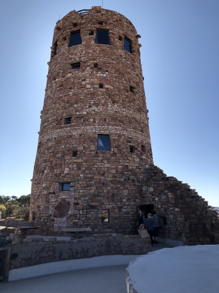 Watch tower that we visited on road trip from Las Vegas to Phoenix