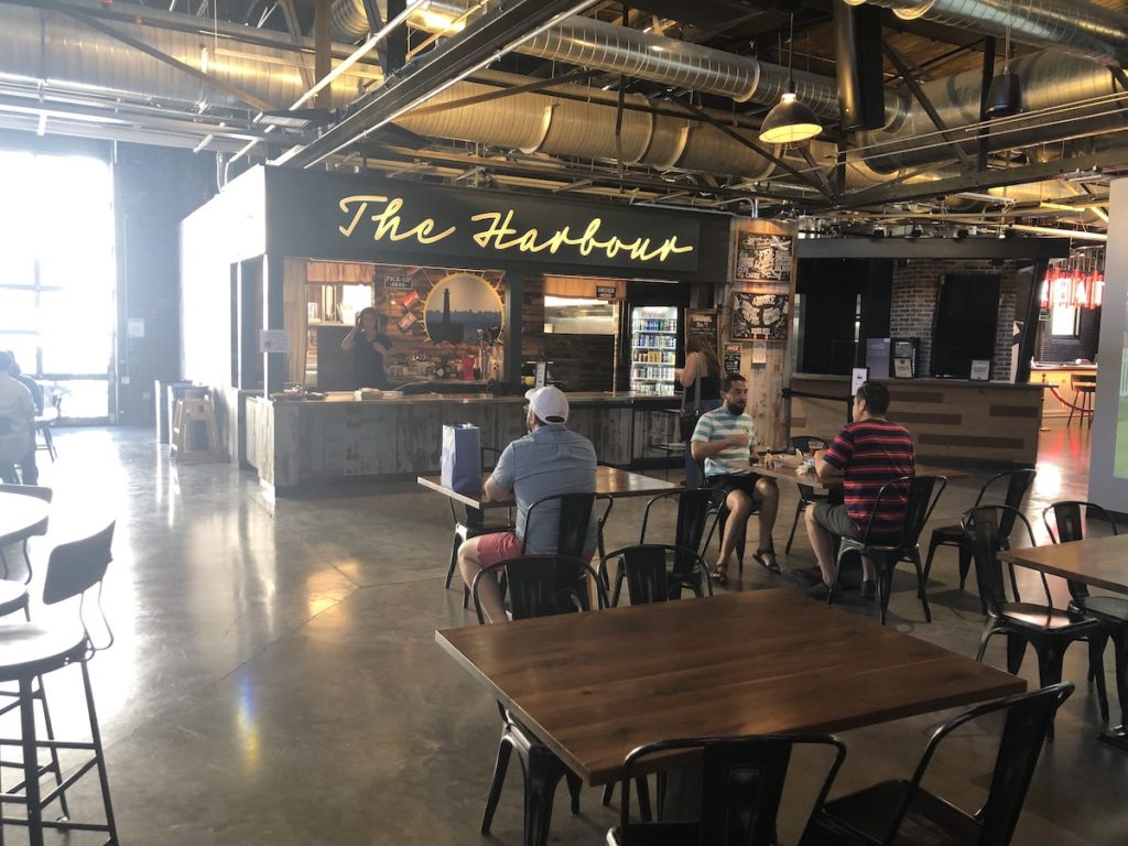 The Harbour is one of the food establishments in the Garage Food Hall